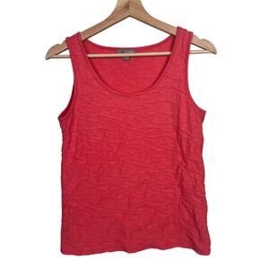 Horny Toad & Co Samba Wave Tank Top Women's Small Pink‎ Organic Cotton Textured